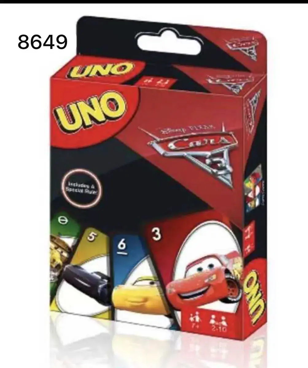 Uno Cars Gra Karciana Disney Pixar 7-10 lat