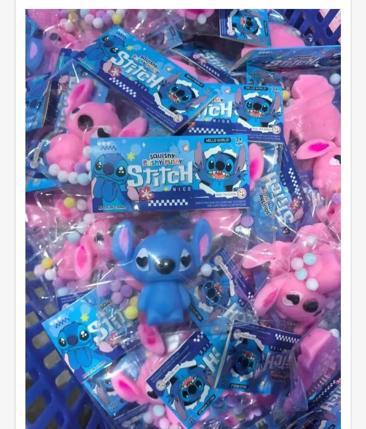 Zabawki Squeeze Stitch Gniotek Squishy Antystresowy 24 szt.