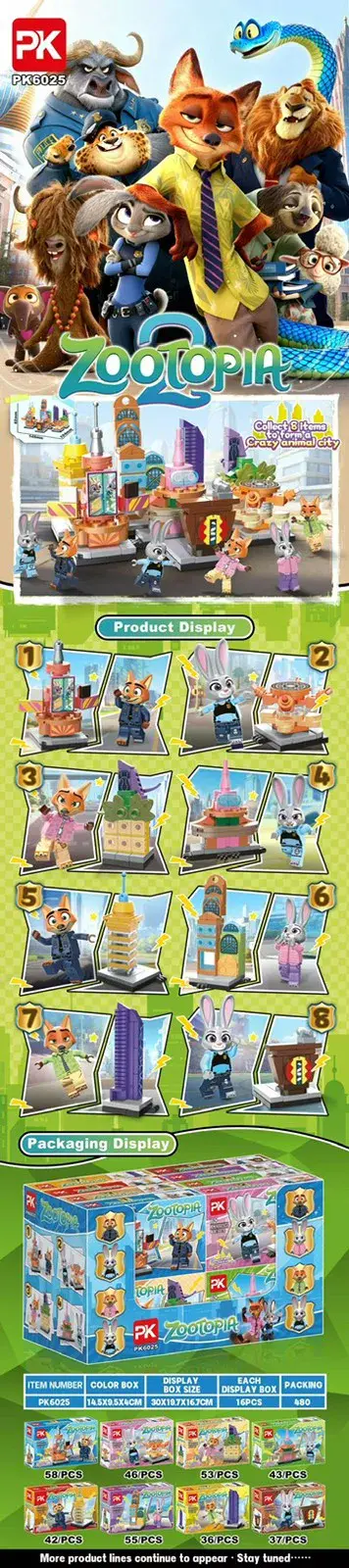 Zabawki Klocki Zootopia Zootropolis