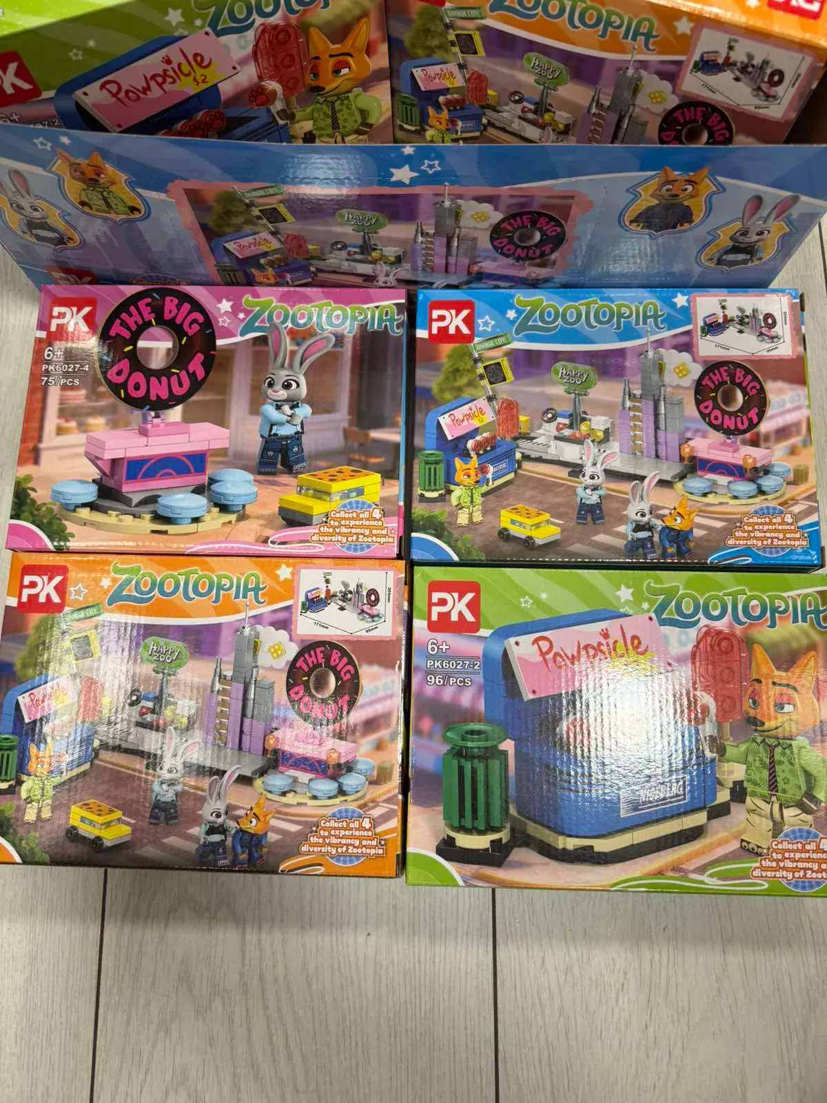Zestaw klocków Zootopia PK The Big Donut 4 szt