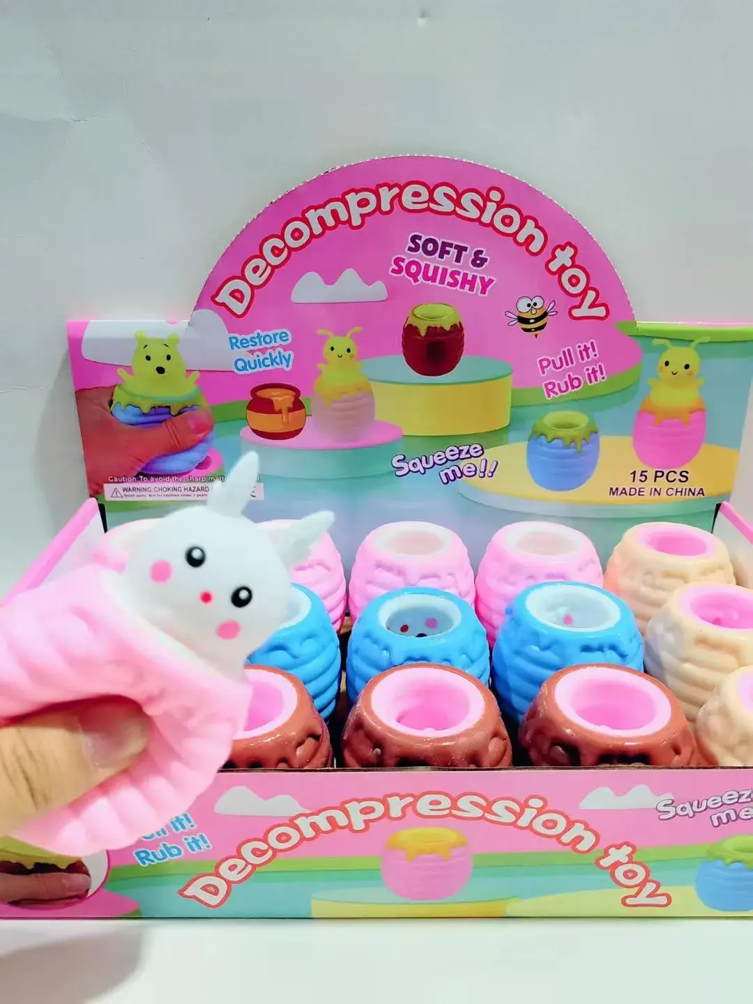 Gniotki Squeeze Toys Decompression Toy - zestaw 12 szt
