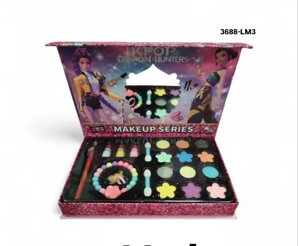 Zestaw do makijażu KPOP Demon Hunters z akcesoriami dziecięcy