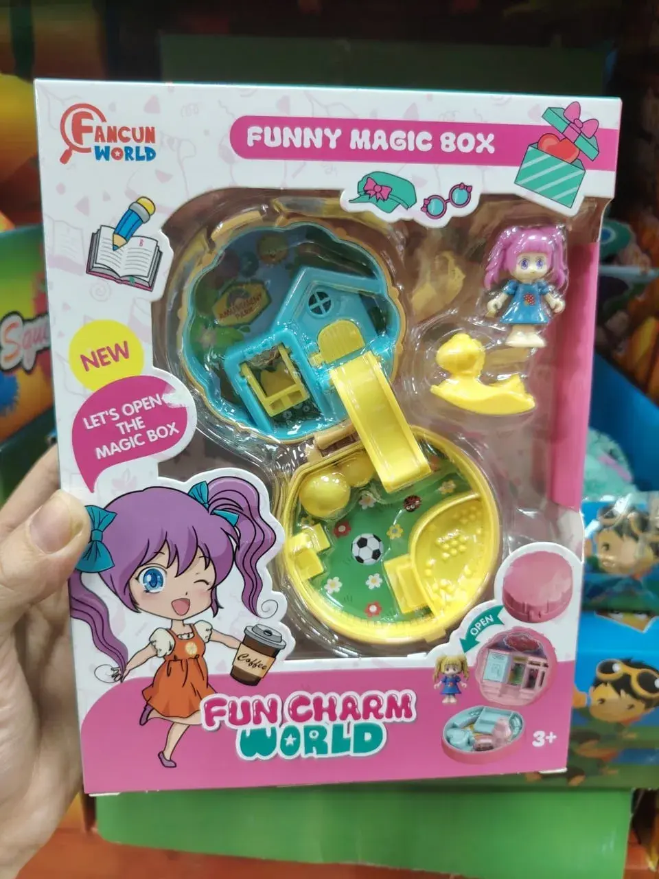 Zabawki Funny Magic Box - Mini Zestaw z Laleczką i Akcesoriami 12szt