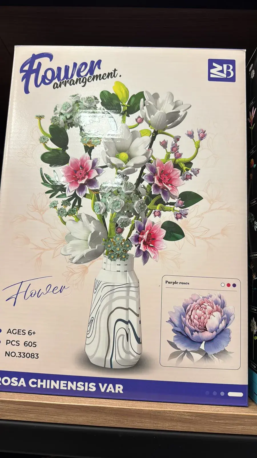 Klocki Kwiaty Flower Arrangement 605PCS