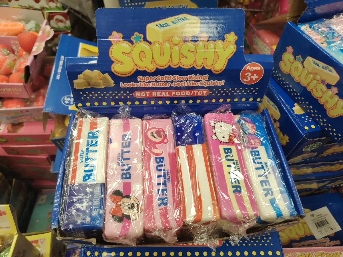 Squishy zabawka gniotek masło kolorowe 14oz miękka