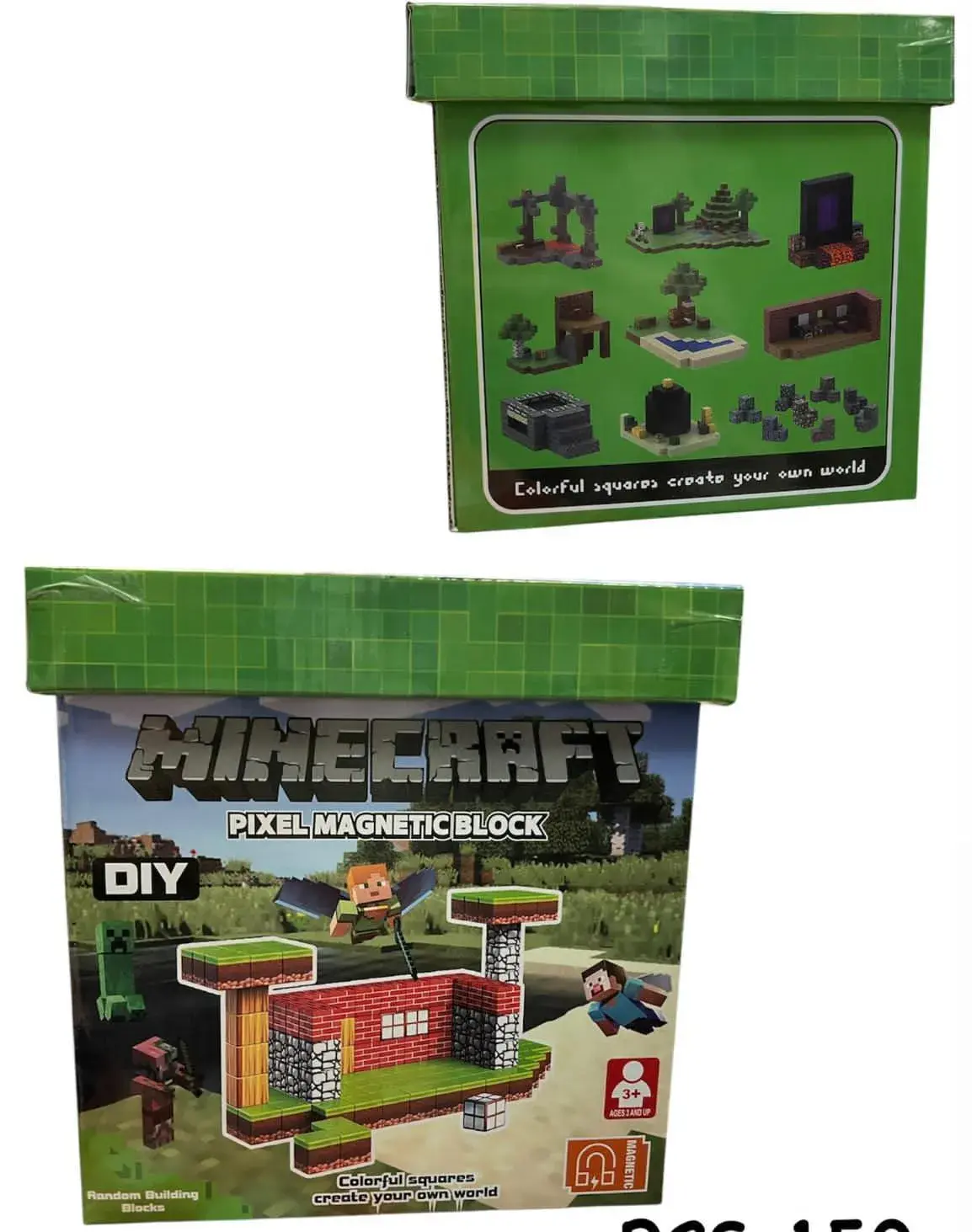 Zabawki Magnetyczne Minecraft Pixel Block 150PCS DIY