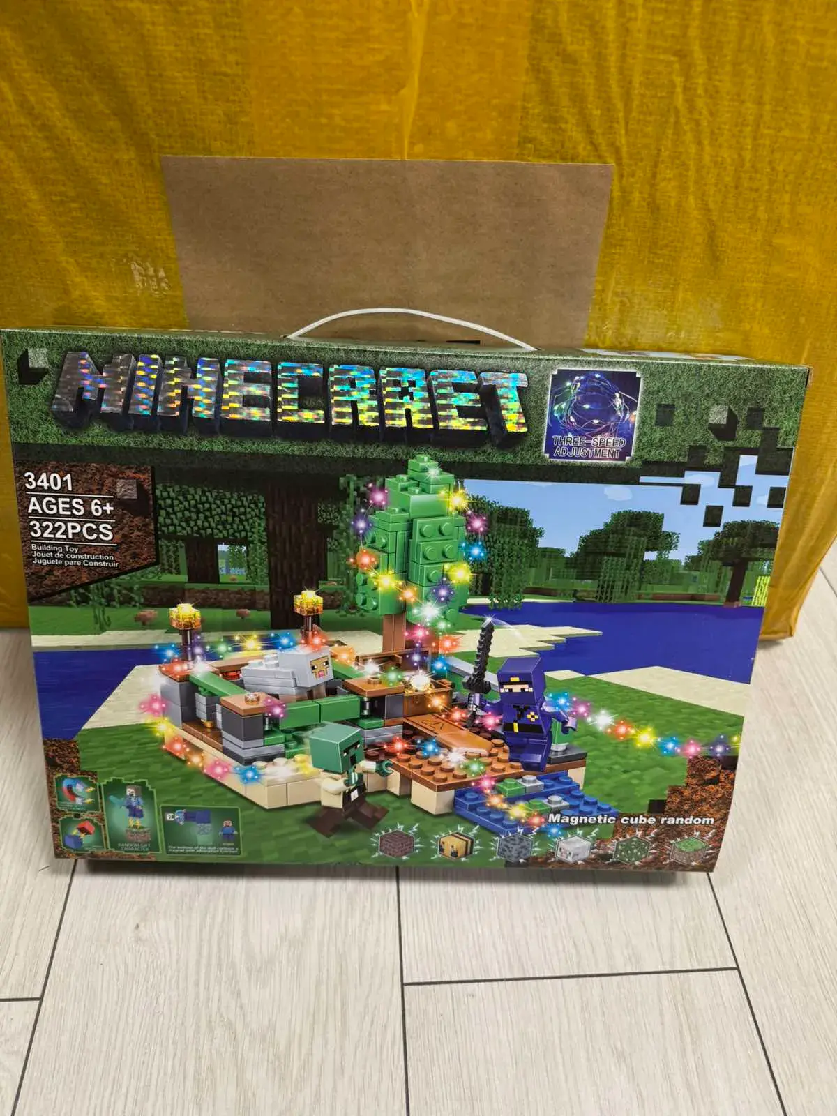 Zestaw klocków Minecraft Magnetic Cube 3414 322 pcs