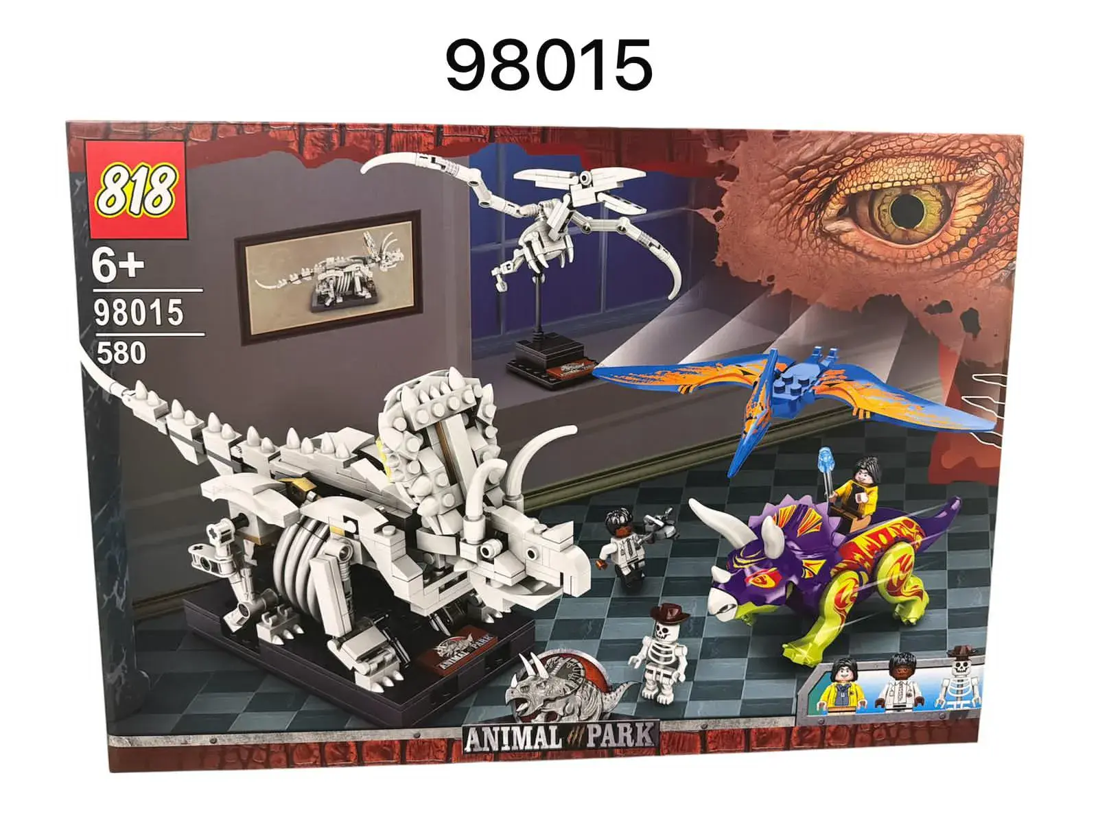 Zestaw klocków dinozaury Animal Park 580PCS 6+
