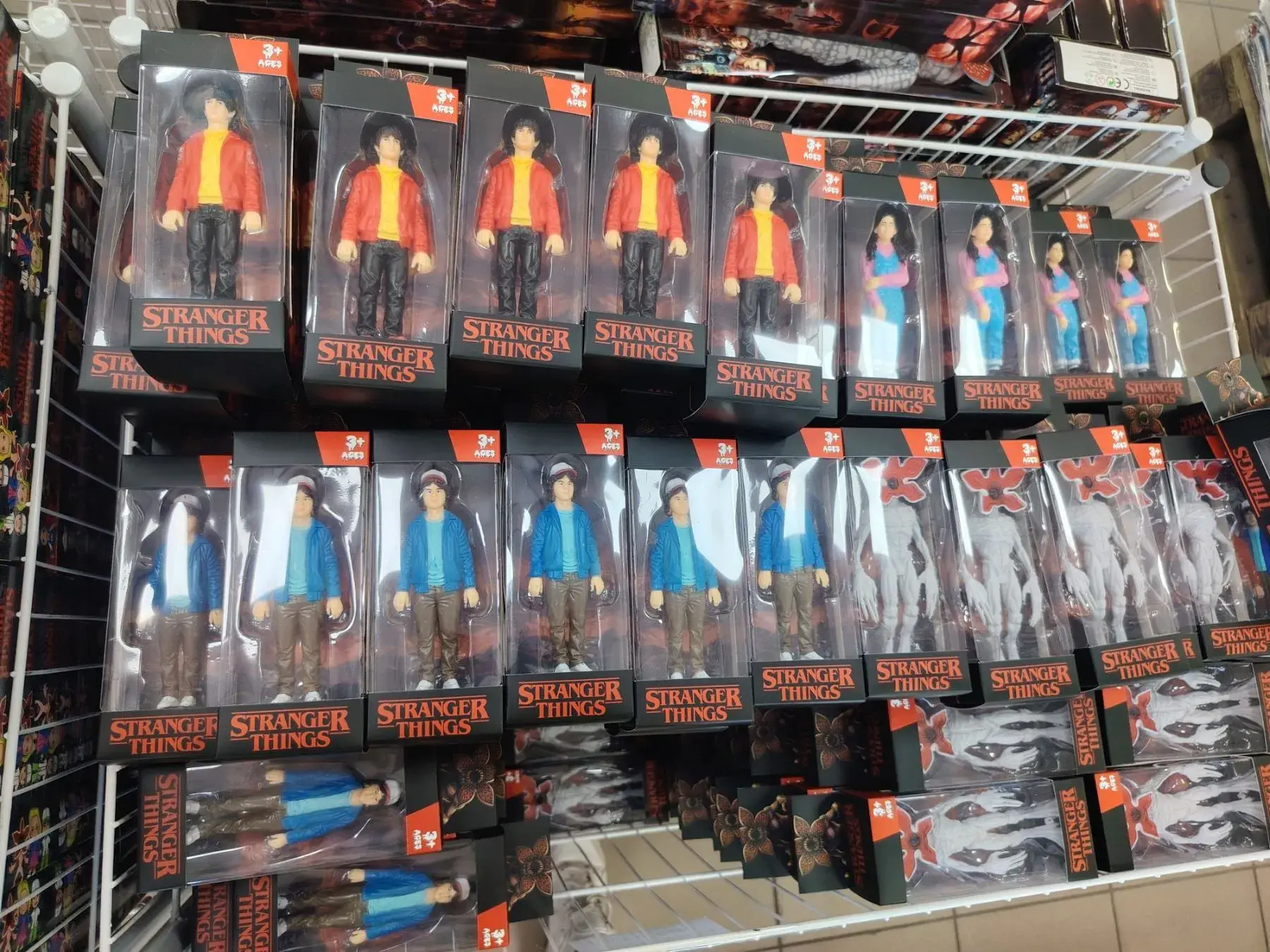 Figurki Stranger Things postacie z serialu, 14 cm