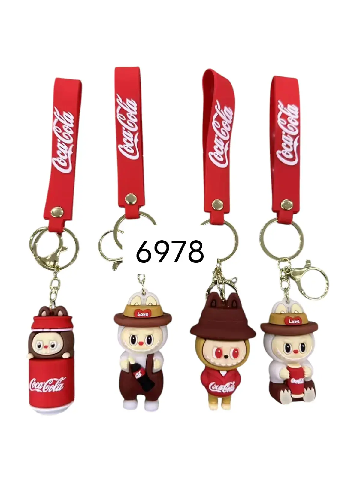 Brelok Zabawkowy Coca-Cola Figurki 4 szt
