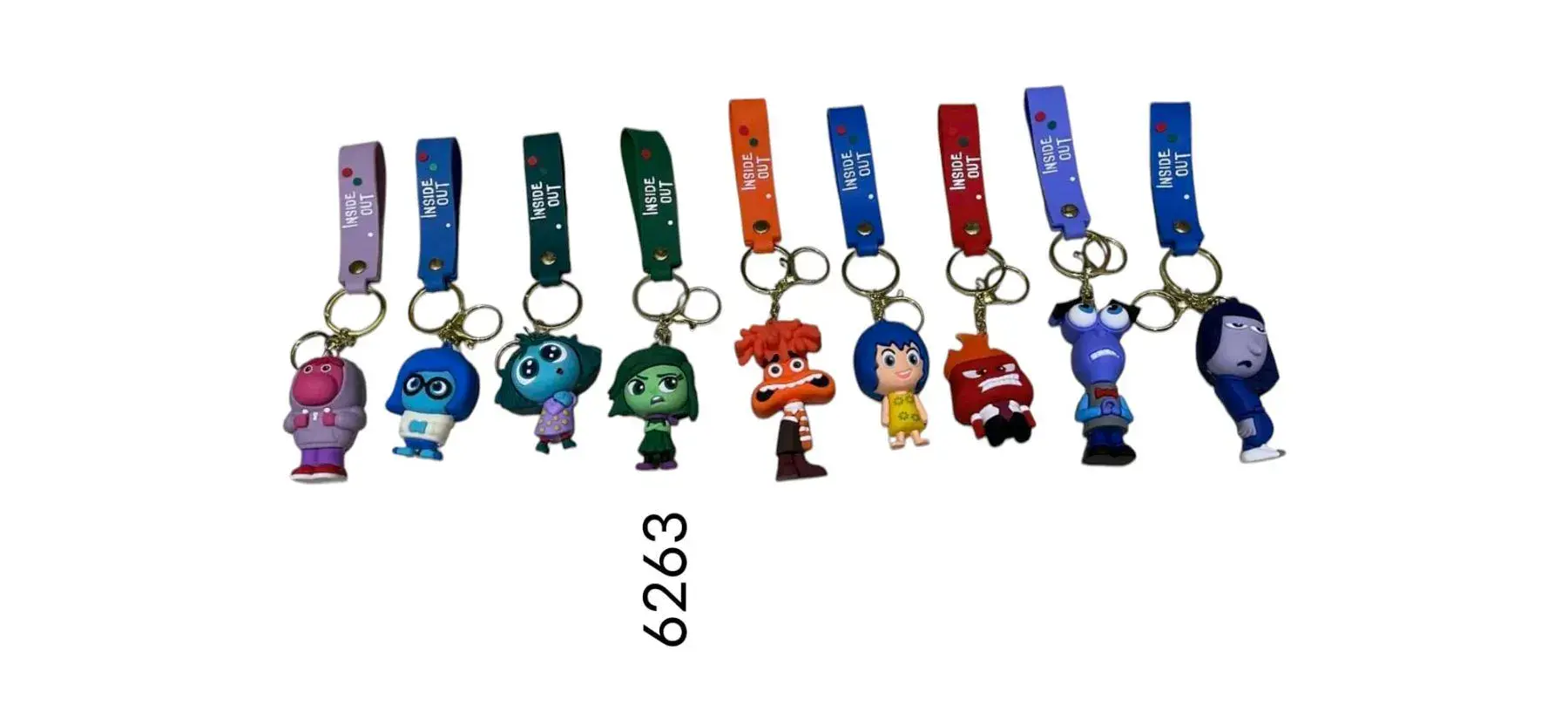 Brelok do Kluczy Inside Out Postacie 24 szt