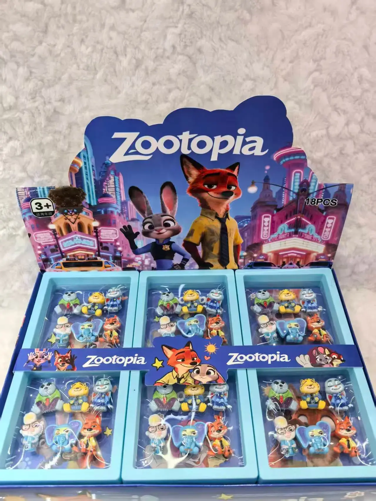 Zabawki Zootopia Figurki 4PCS 3+