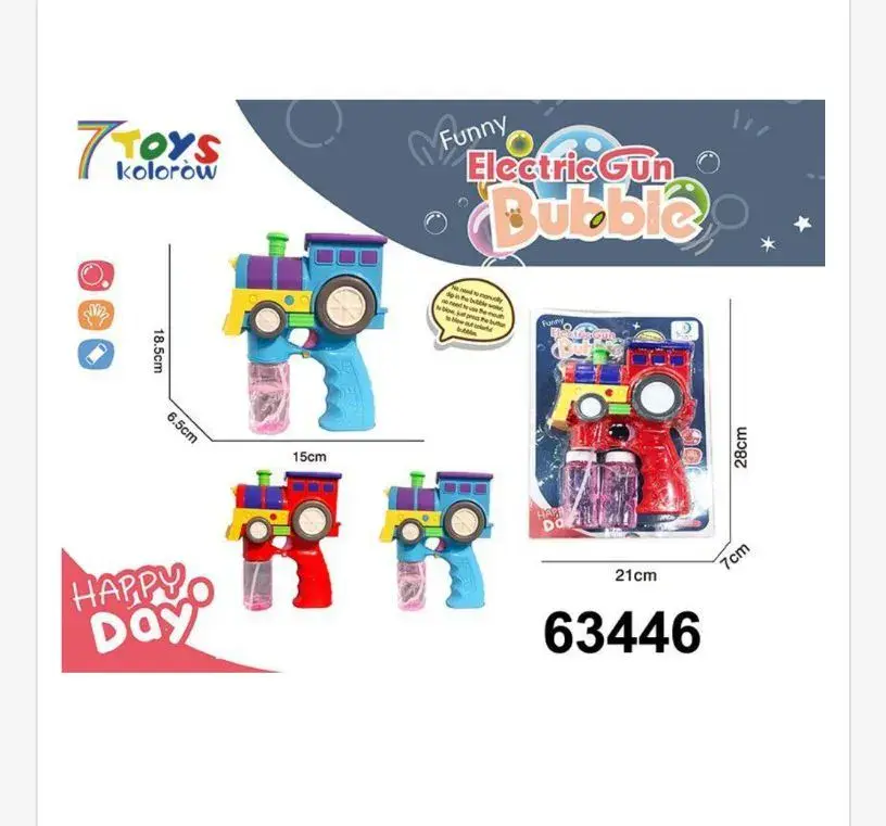 Pistolet do Baniek Mydlanych Elektryczny 7 Toys 63446