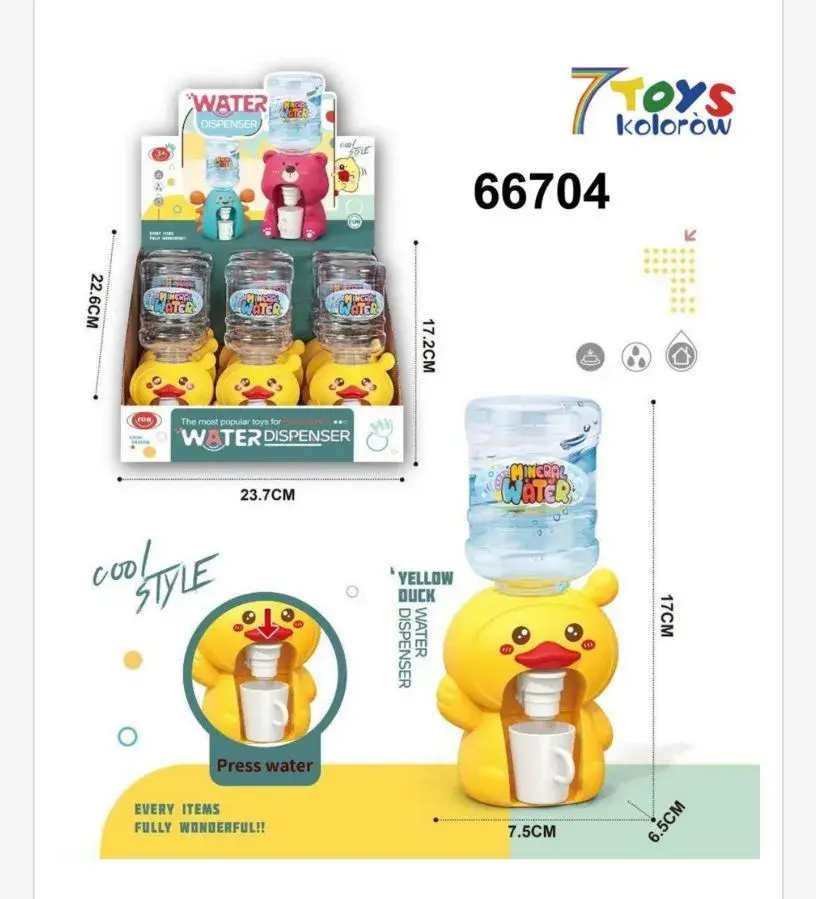 Zabawka Dyspenser do Wody Żółta Kaczka 7Toys 23.7cm