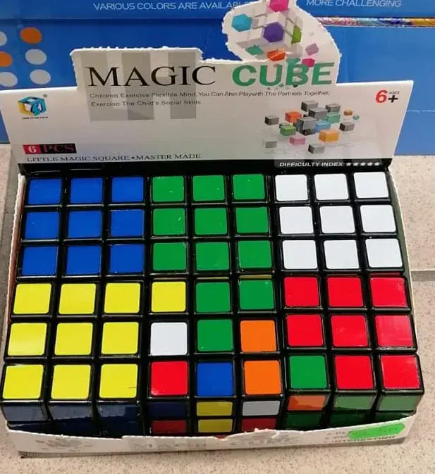 Zabawka Kostka Logiczna Magic Cube 3x3 - 12 szt.