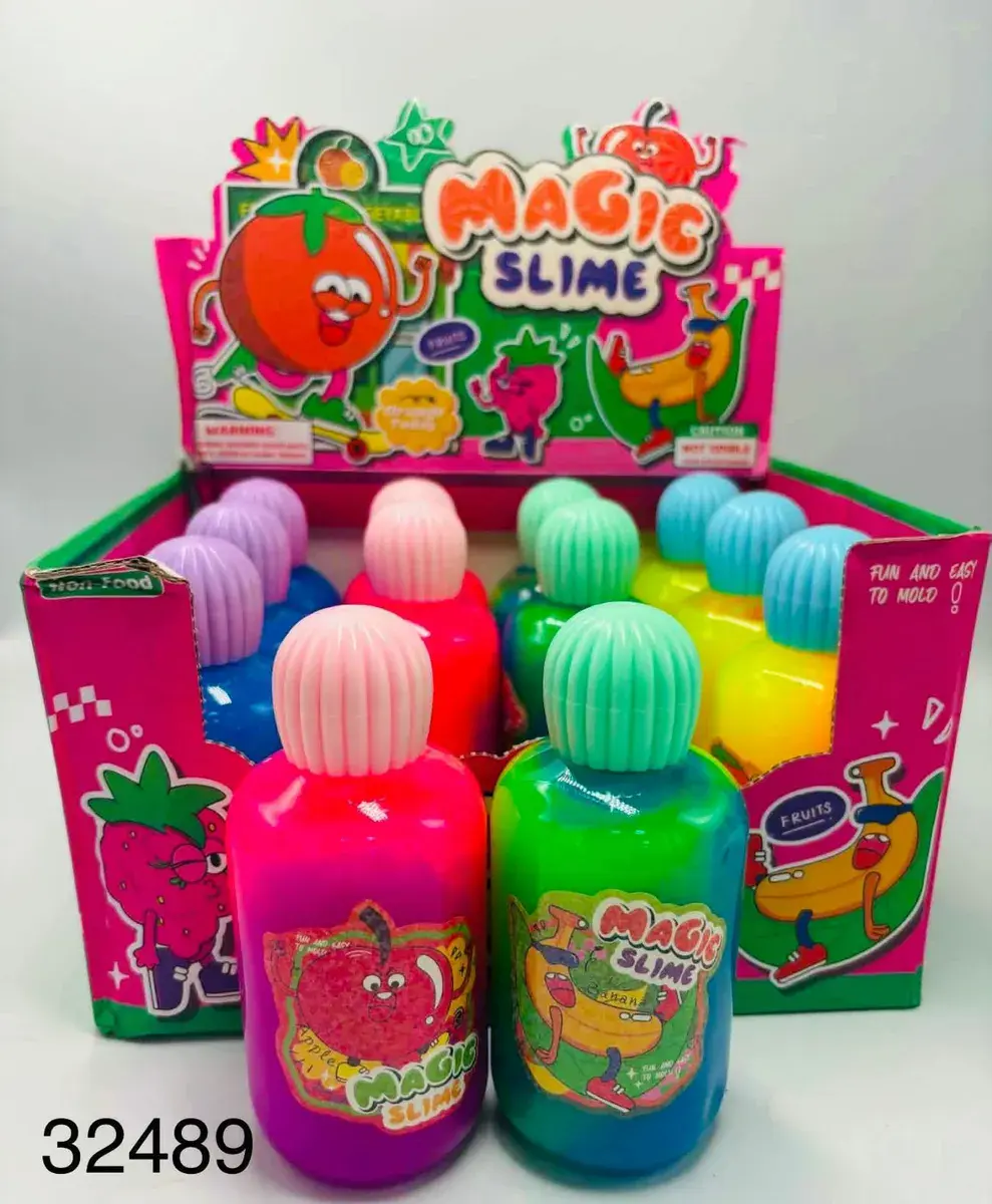 Magic Slime Owocowy 120ml w Butelce z Kapturkiem