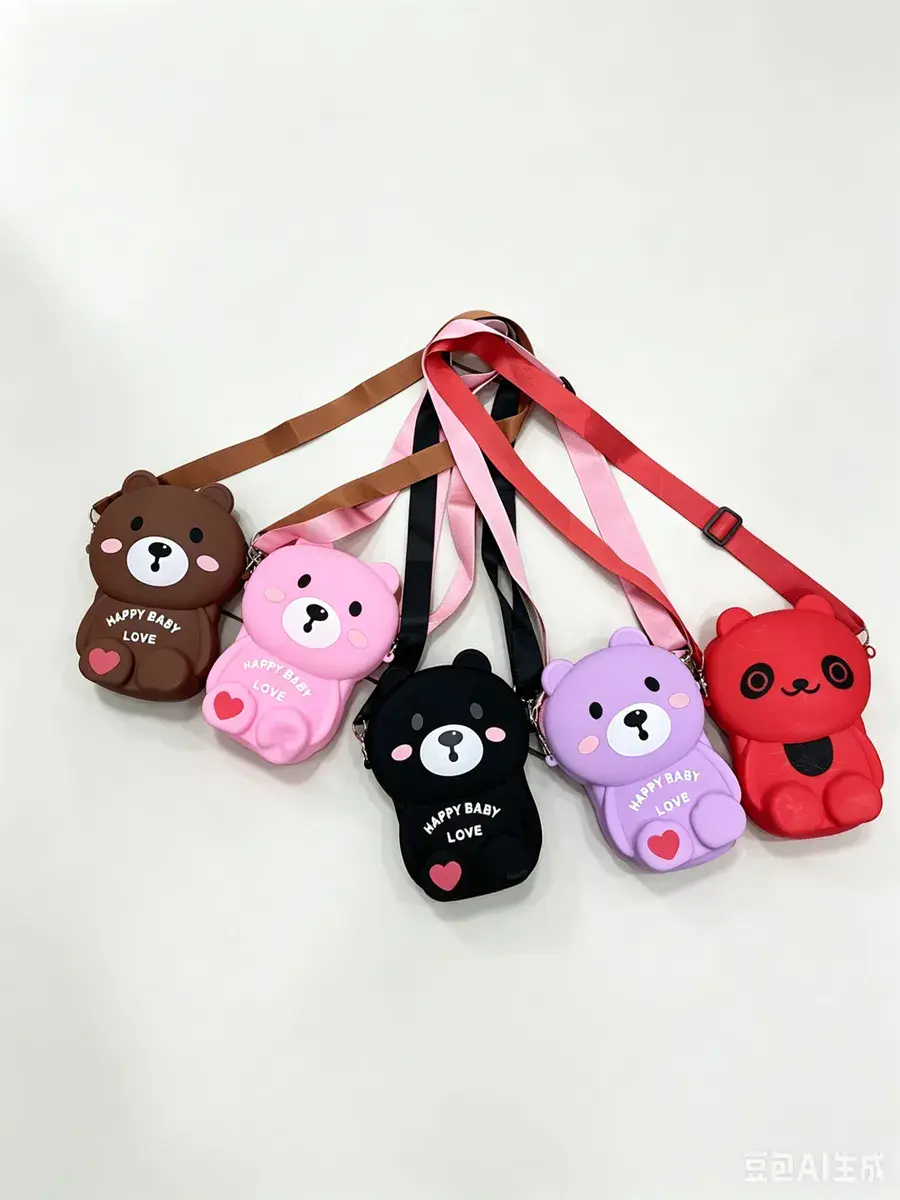 Torba nerka Happy Baby EVA multikolor z misiem