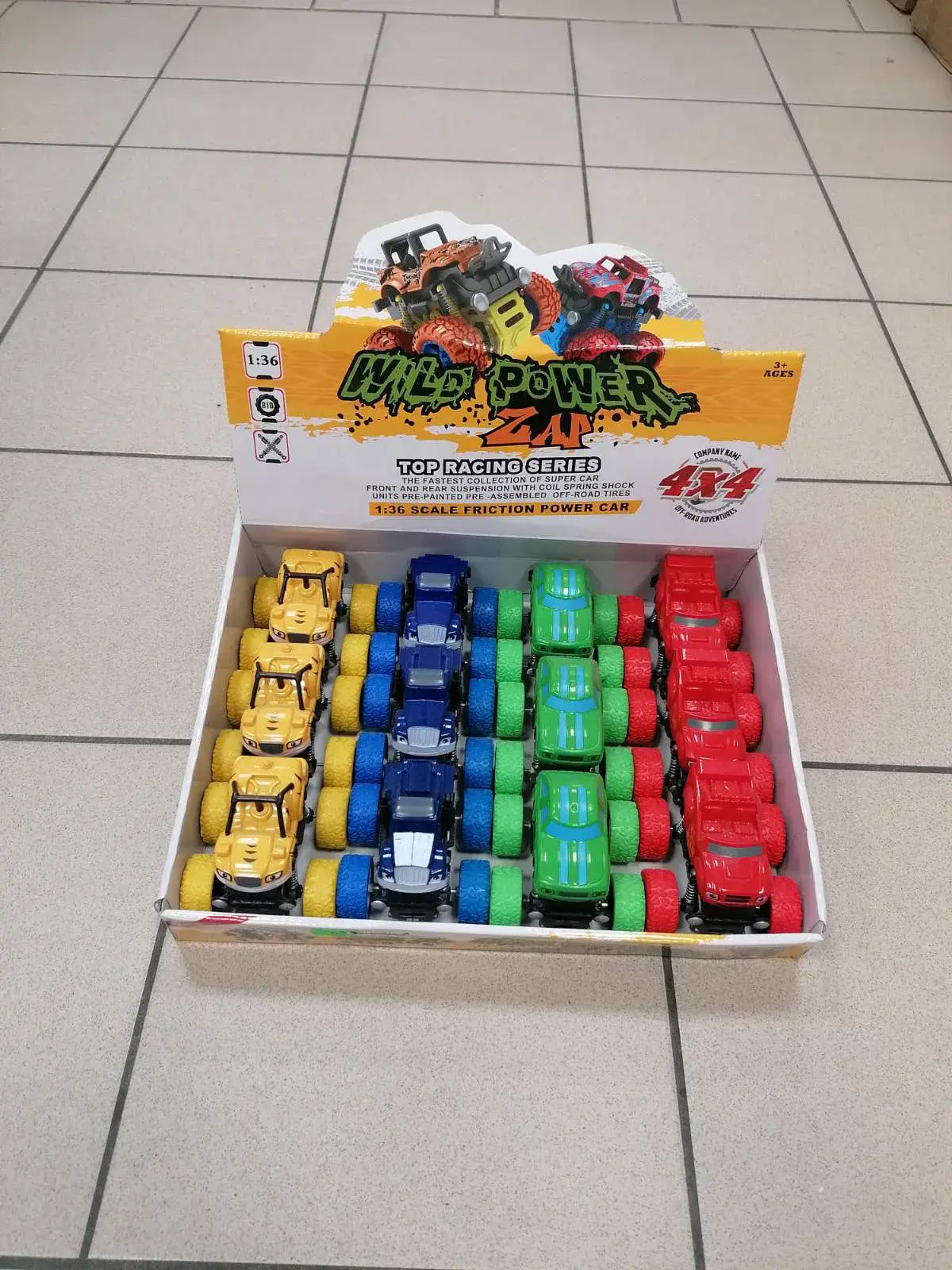Zabawki Samochody Wild Power Top Racing Series