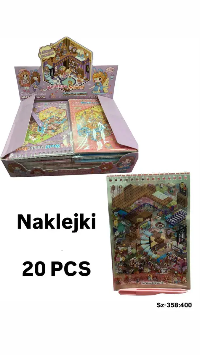 Naklejki Miniature Scenery 3D Kolekcja Sz-358:400