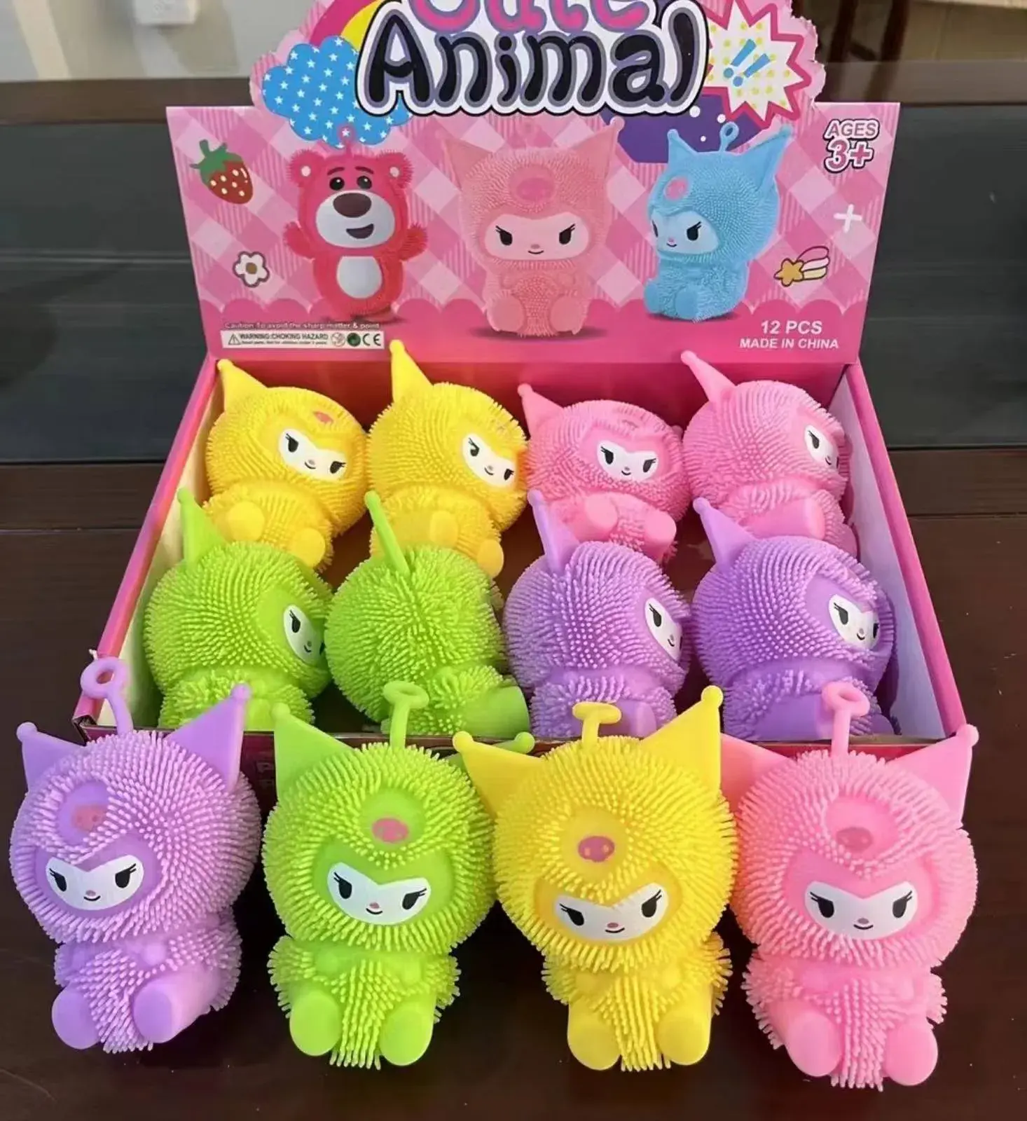 Zabawka Squishy Gniotek Kolczasty Kuromi 24 szt.