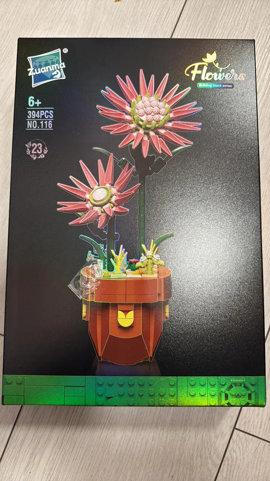 Zabawkowe klocki Flowers Zenga 38 pcs No.118