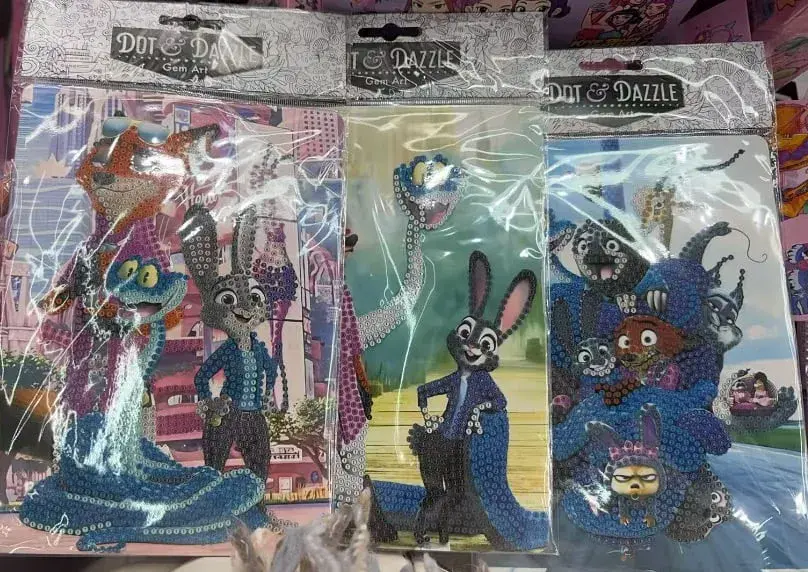 Zestaw Zestaw Dot a Dazzle 3D Zootopia Diamentowa Mozaika