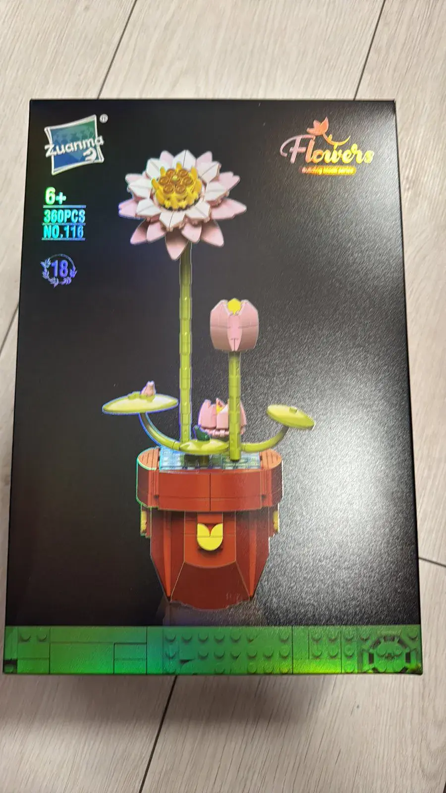 Klocki Flowers Kwiaty 360 elementów 6+ lat
