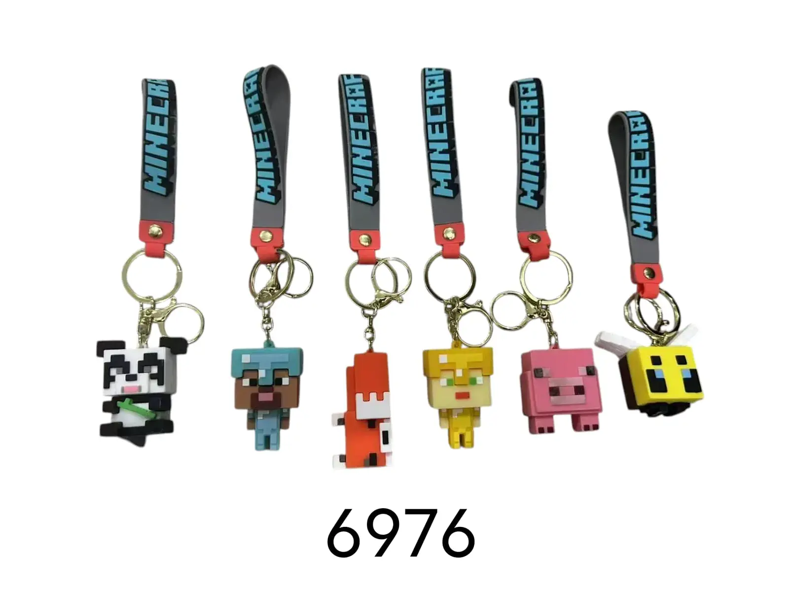 Brelok do Kluczy Minecraft Postacie Pikselowe