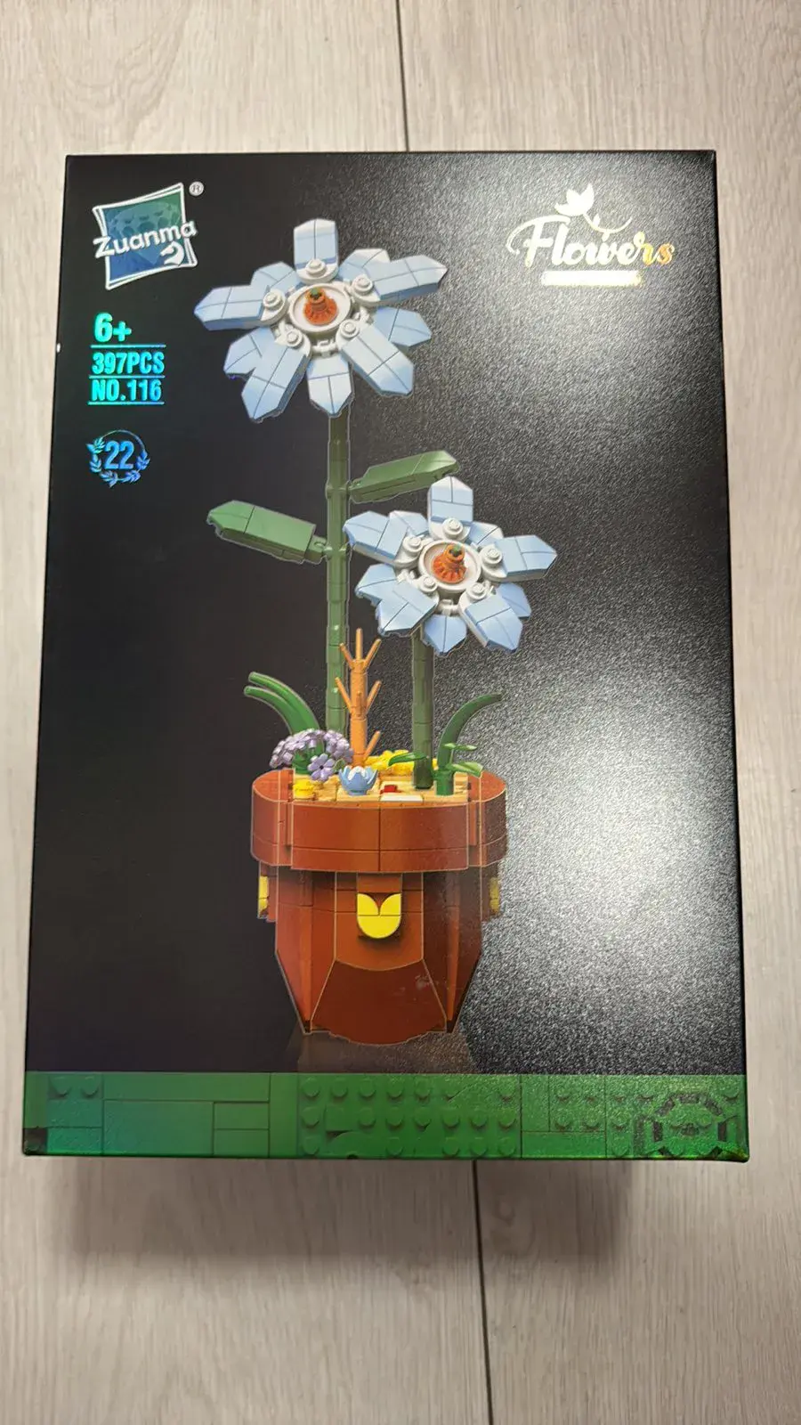 Klocki Kwiaty Zuru Flowers 6+ 122 szt