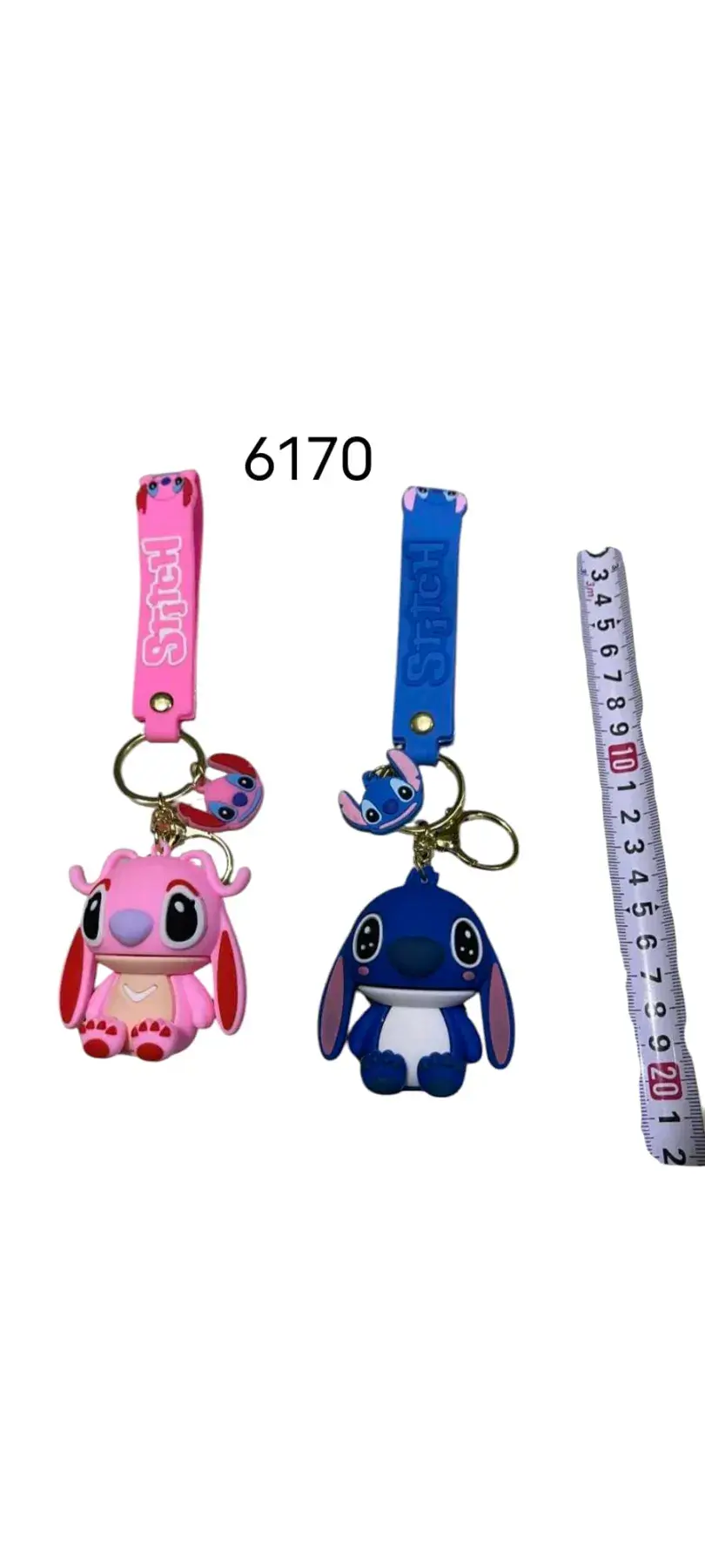Brelok do Kluczy Stitch Różowy i Niebieski 6170