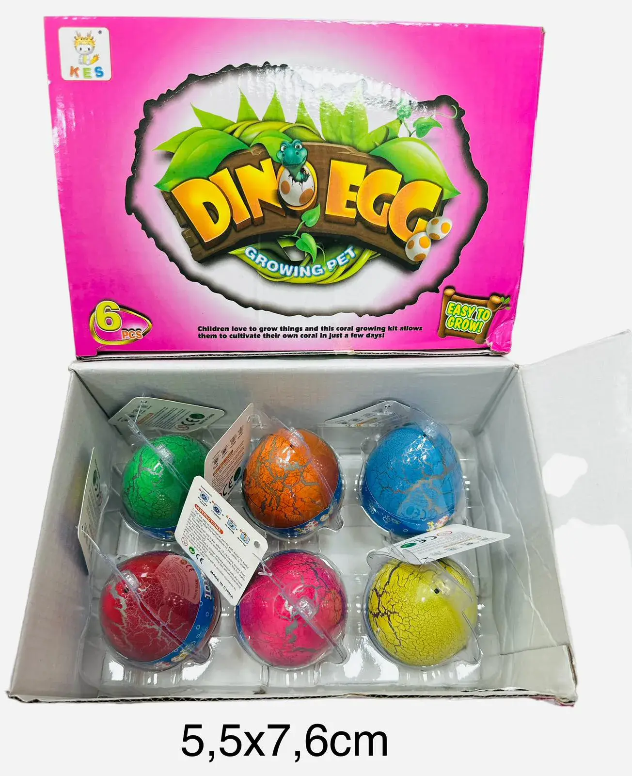 Zabawki Dino Egg Growing Pet 5,5x7cm