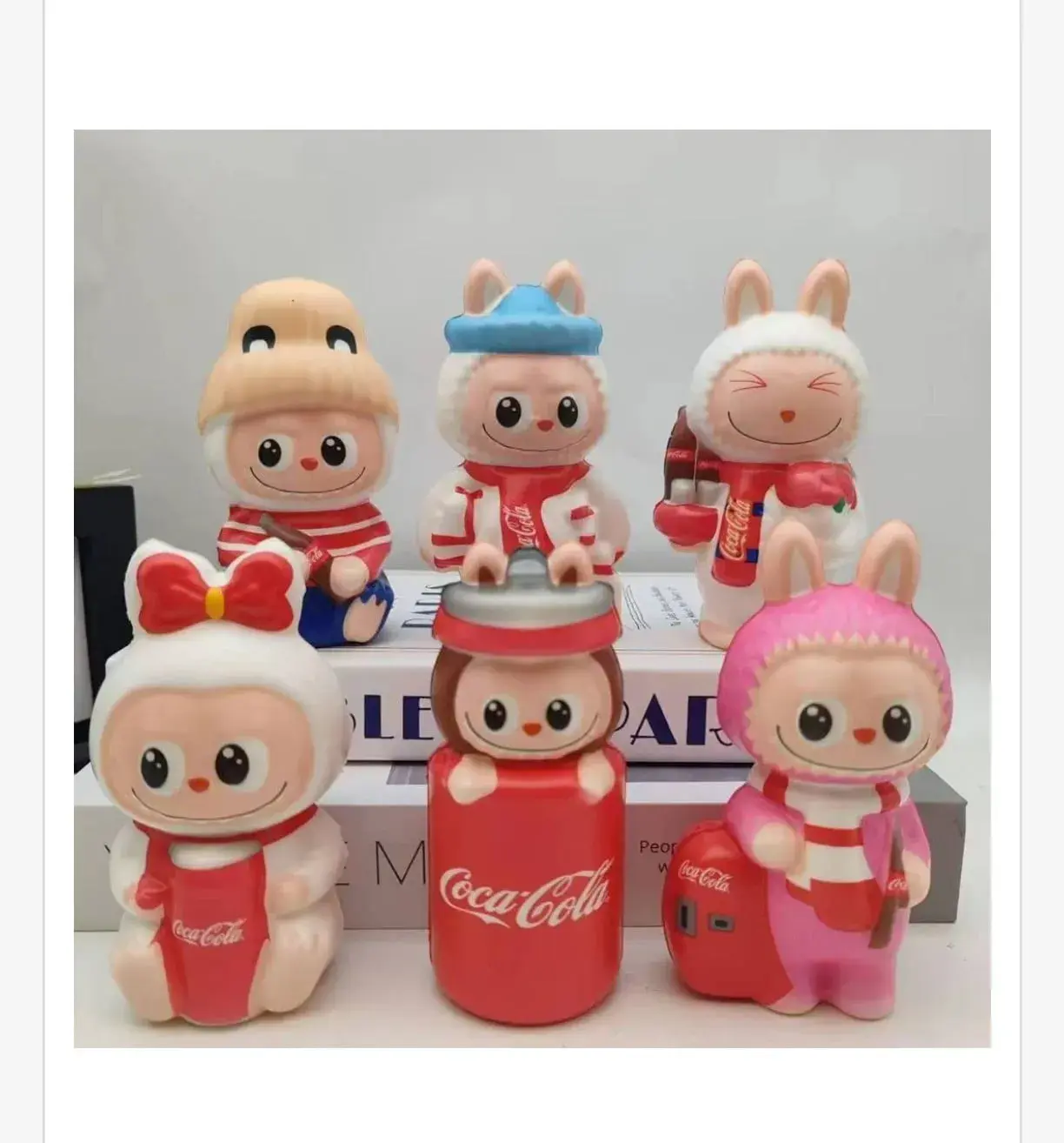 Zabawki Squeeze Labubu Gniotki Antystresowe Coca-Cola 12szt