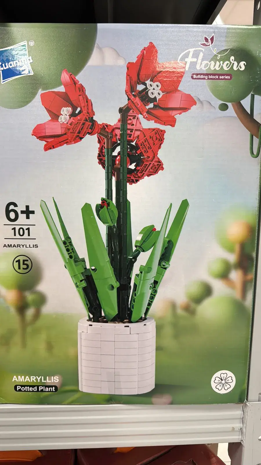 Klocki LEGO Flowers Amarylis w doniczce 6+ 101 elementów