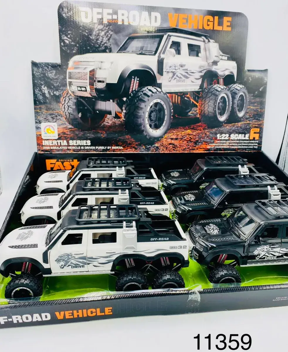 Model off-roadowy Fast & Drive 1:22 biały z smokiem