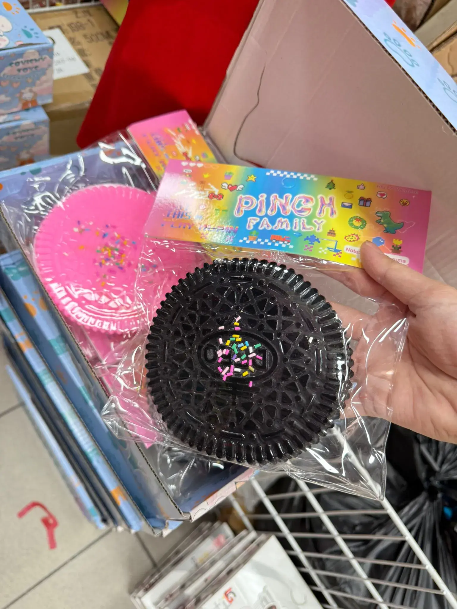 Zabawki Squeeze Oreo Gniotki Antystresowe Pinch Family 8szt