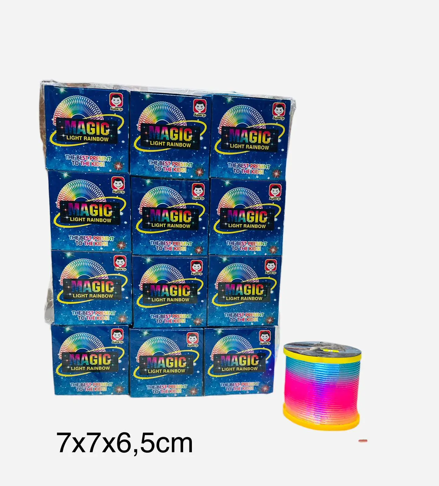 Zabawki Magic Spring Rainbow 7x7x6,5cm
