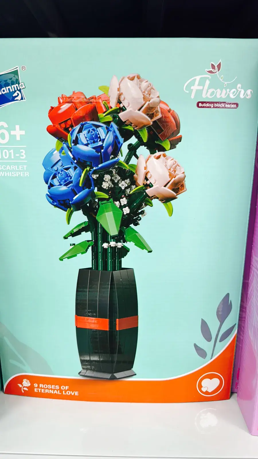 Klocki Flowers Eternal Love 01-3 wiek 5+