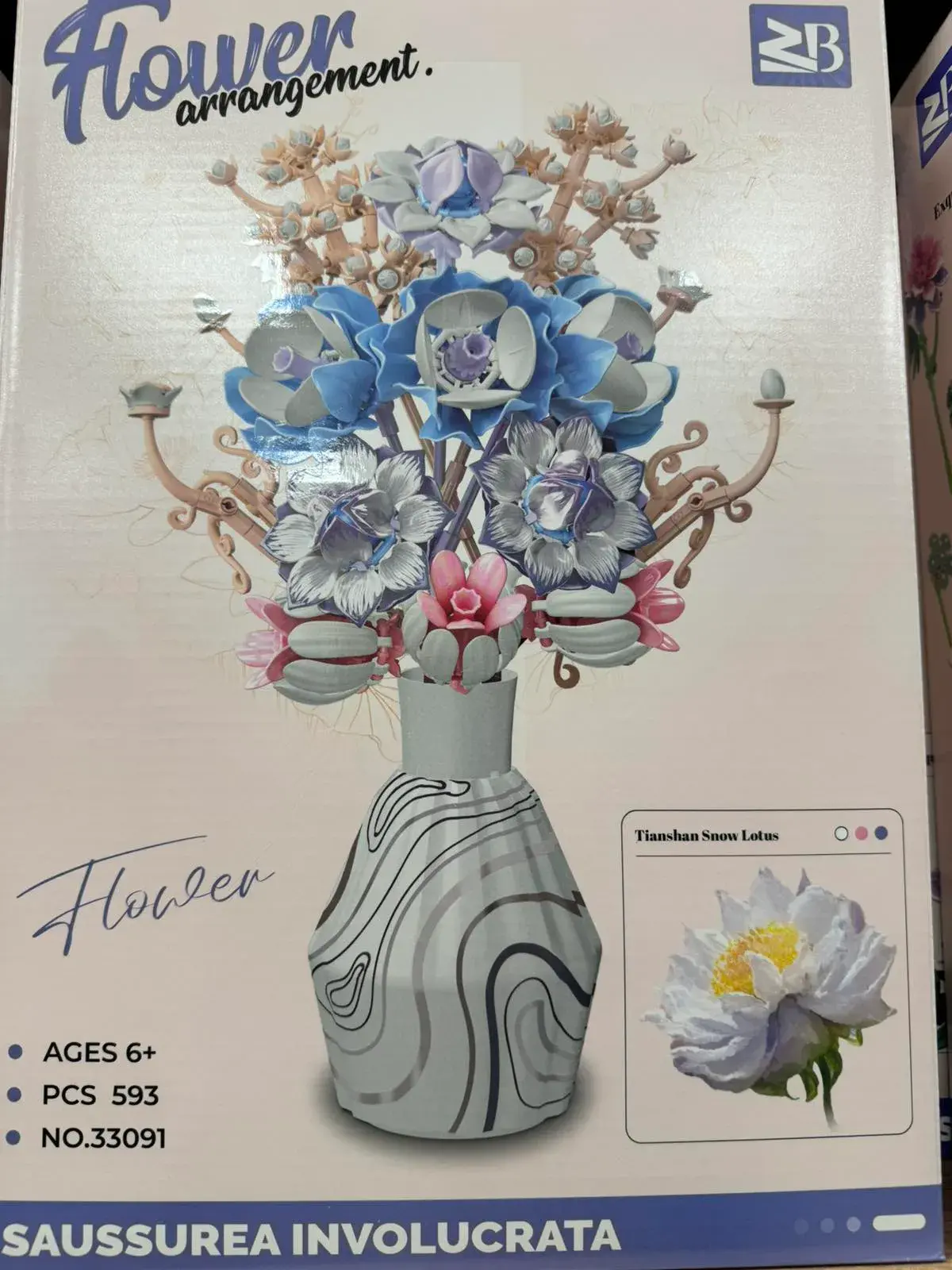 Klocki Kwiaty Flower Arrangement 595 pcs NO.3091