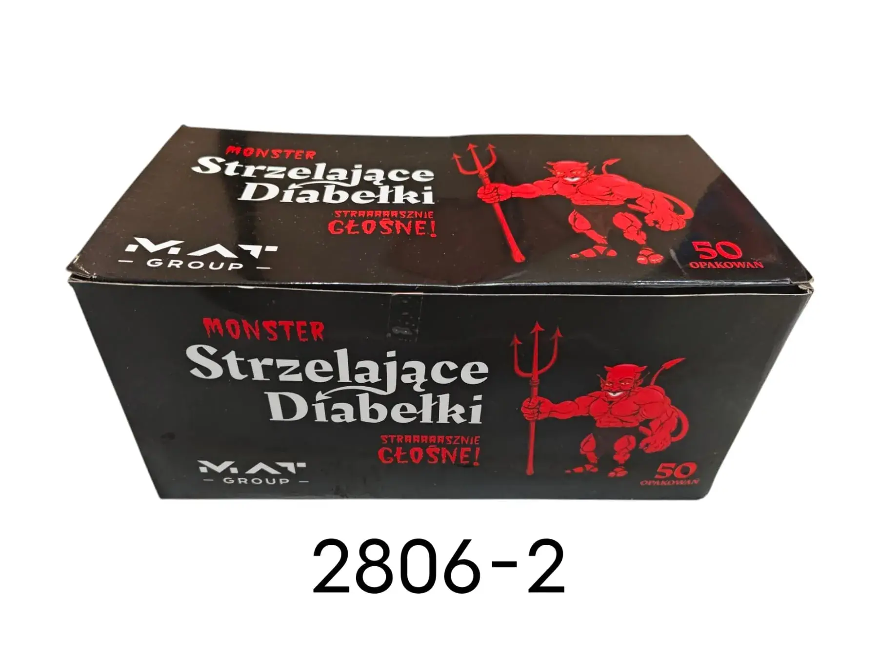 Diabełki Strzelające Duże Monster Strzelające 50 szt