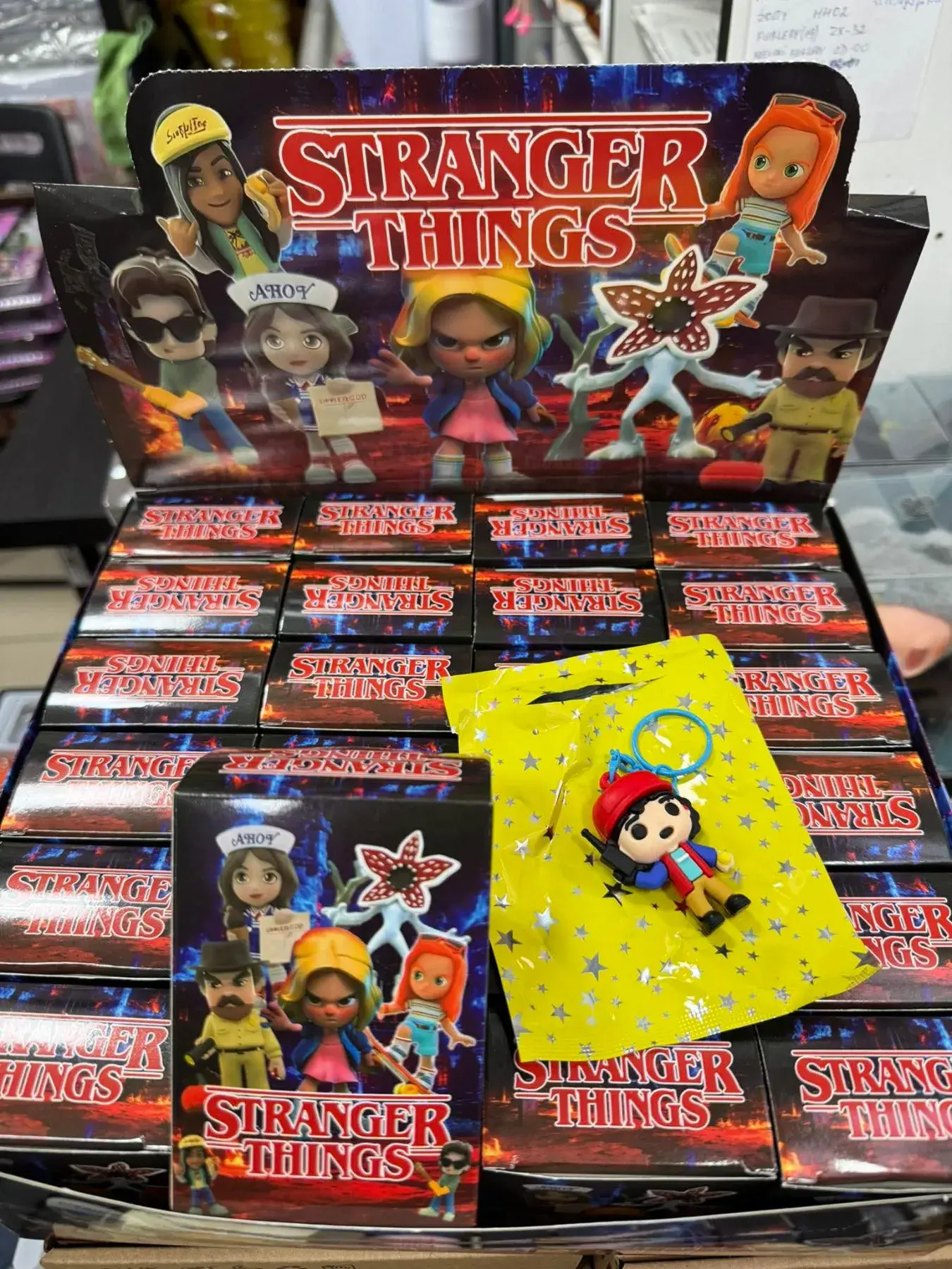 Zabawki Figurki Stranger Things brelok