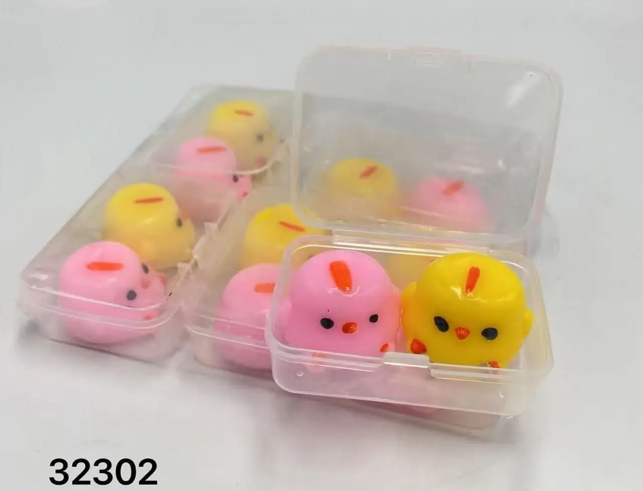 Zabawki Squishy Toys Kurczaczki Gniotki 16 szt.