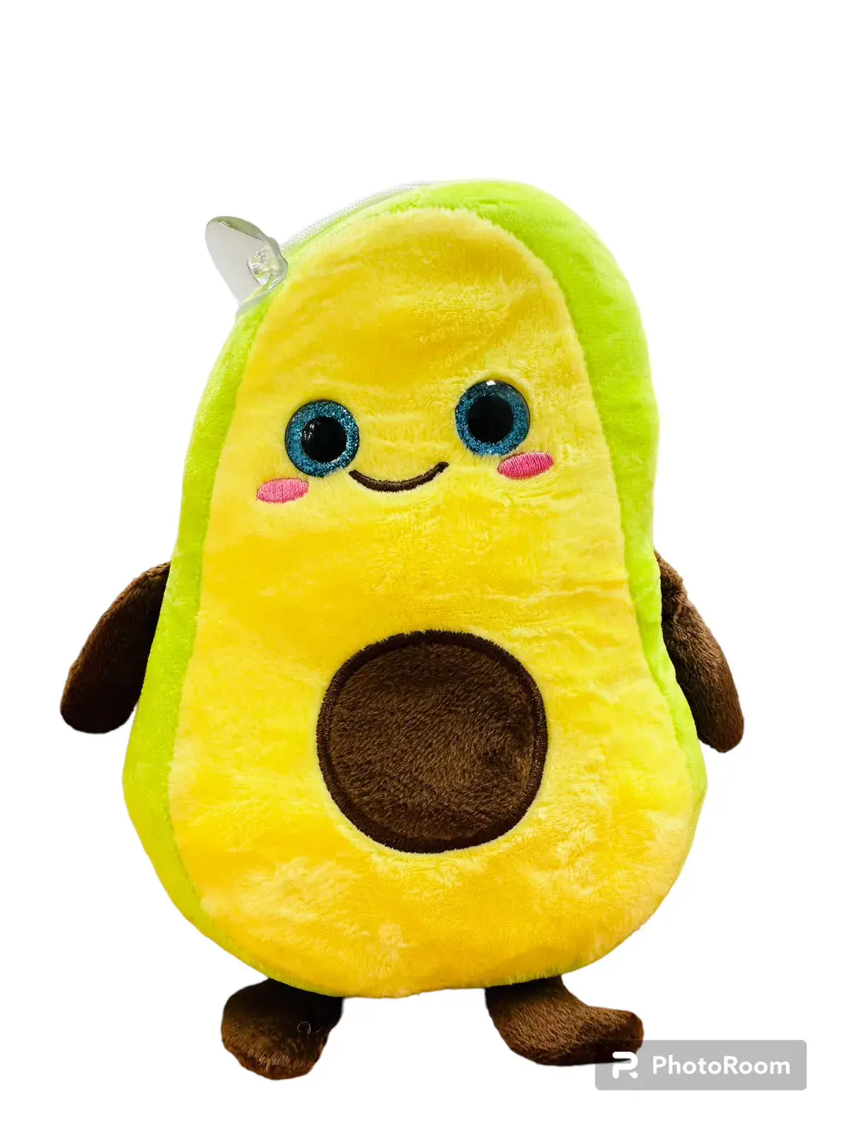 Maskotka brelok awokado zielono-żółta pluszowa