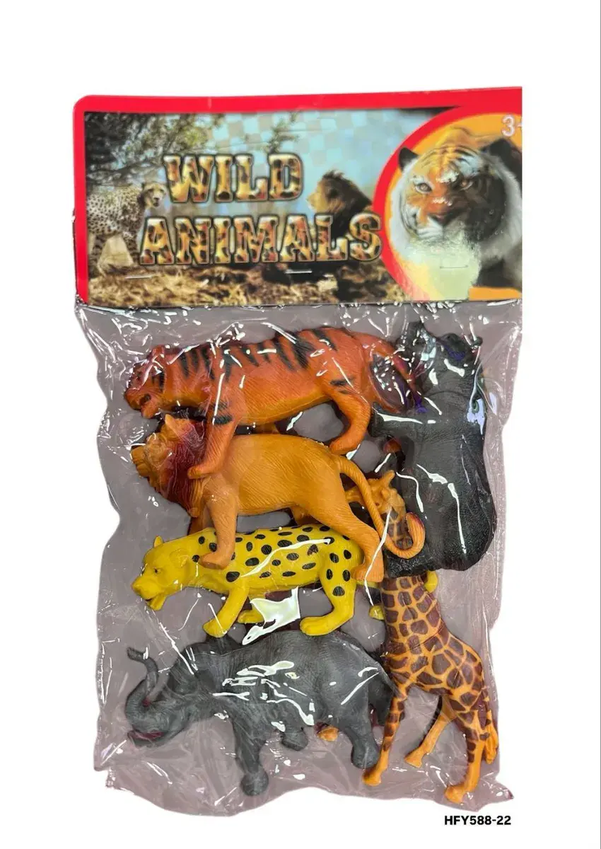 Zestaw figurek dzikich zwierząt Wild Animals 6 sztuk