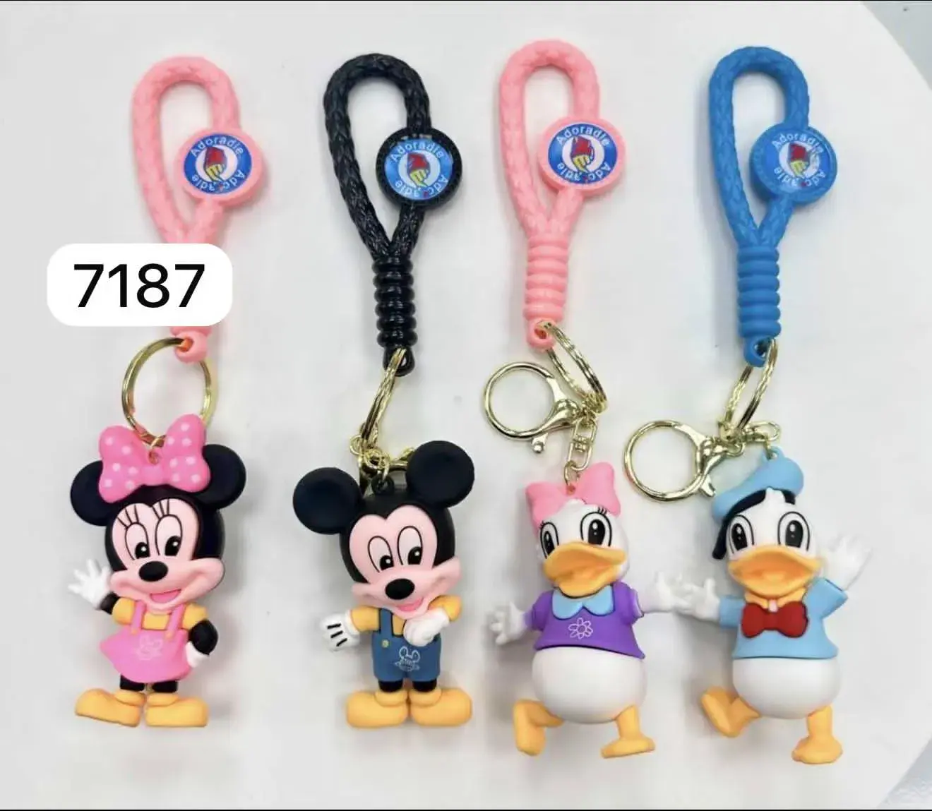 Brelok Zabawkowy Disney Mickey Minnie Donald 4 szt