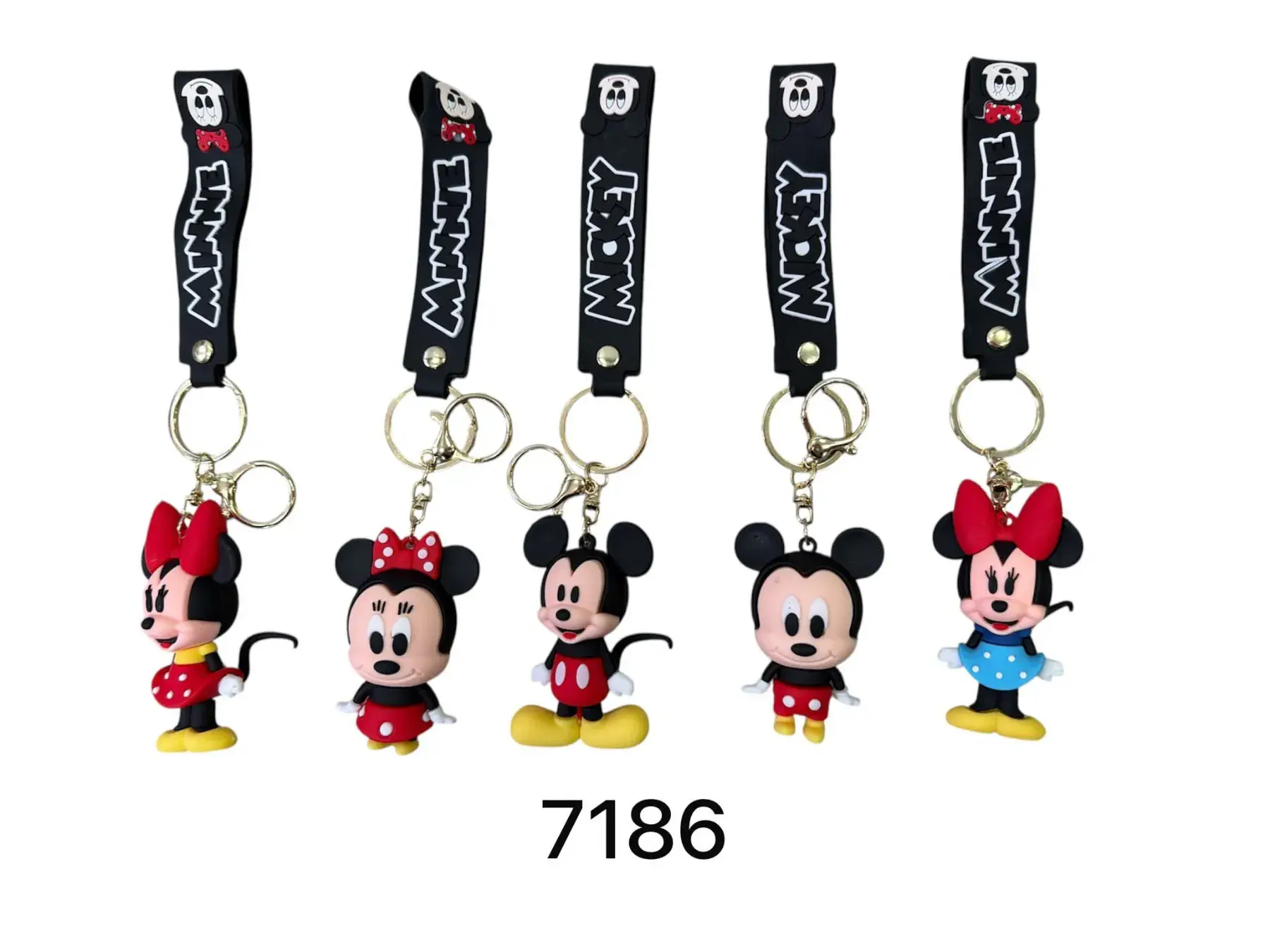 Brelok do kluczy Mickey i Minnie Mouse 7186