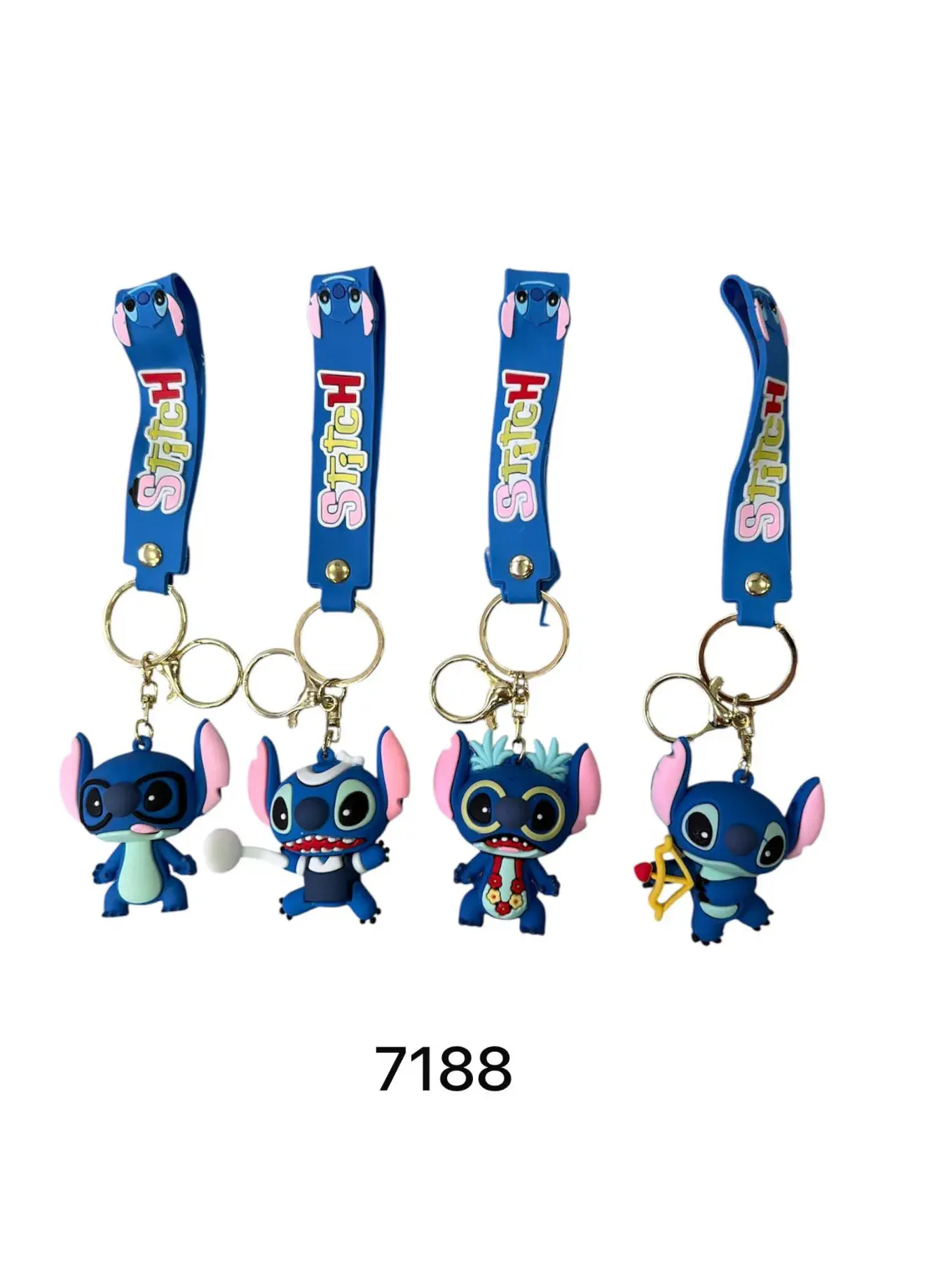 Brelok do kluczy Stitch Lilo & Stitch 4 szt. zestaw