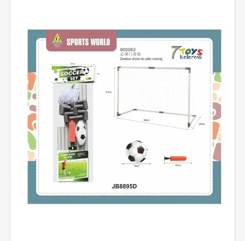 Zestaw do Piłki Nożnej Soccer Set z Bramką 60x30 cm