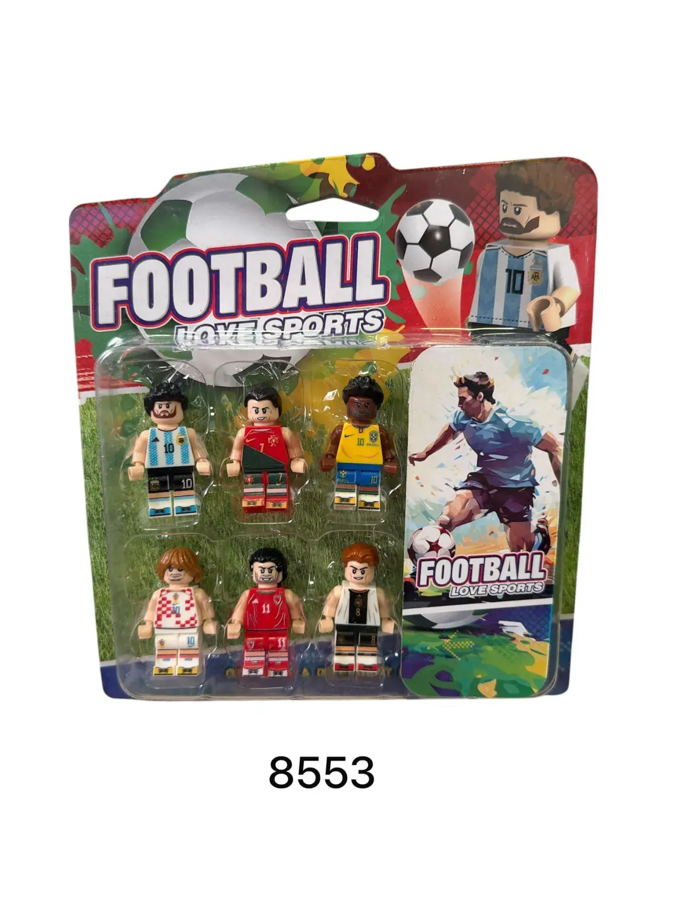 Zestaw figurek Football Love Sport 6 szt. 8553