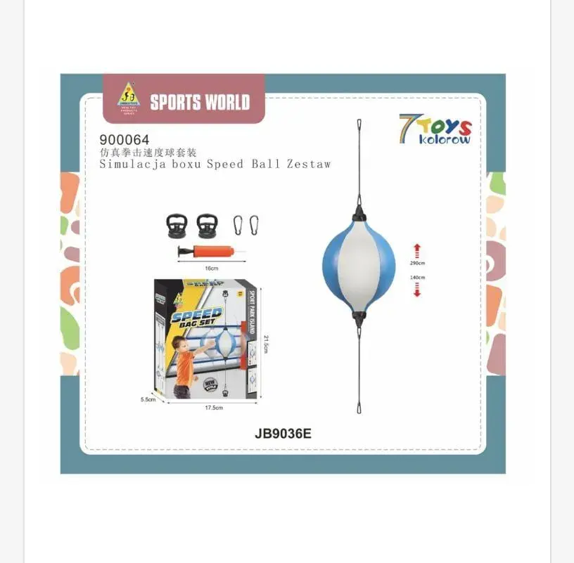 Zestaw Symulacja Boxu Speed Ball Sports World JB903E
