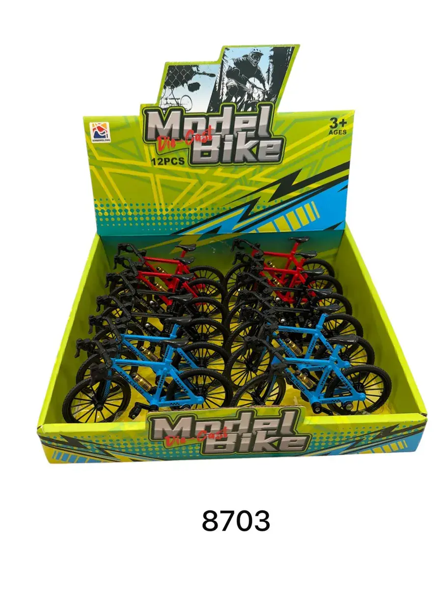 Model rower Die Cast Bike 3+ 12 szt.